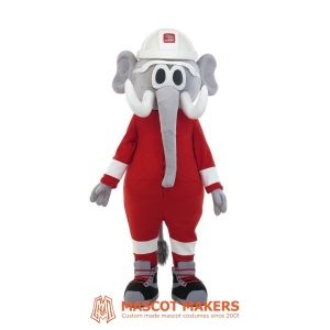 White elephant mascot, pachyderm costume, zoo costume