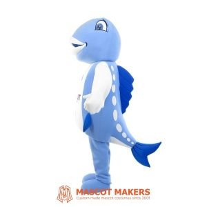 Trout fish Mascot costume lake camp
