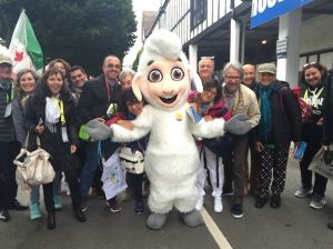 Sheep Eirinn charity Mascot costume