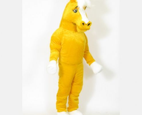 mustang horse mascot costume