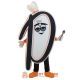 Alphabet D-shaped mascot costume dee and silverspoon