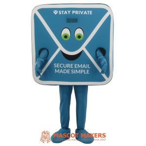 Envelope Mascot Costume email advertising