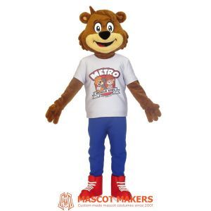 bear boy mascot costume