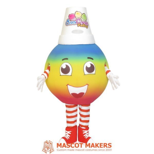 Snow cone advertising Mascot costume