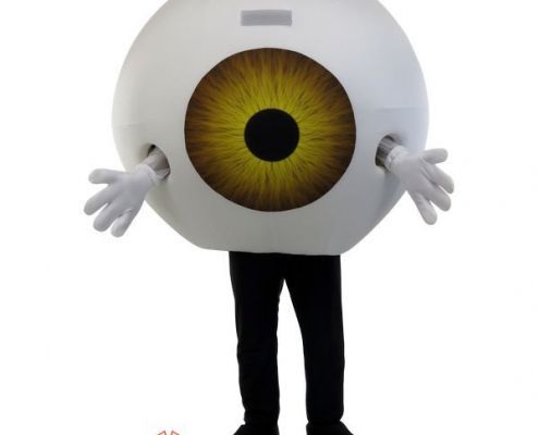 Eye ball advertising mascot costume