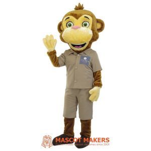 Monkey Mascot costume animatronic eyes