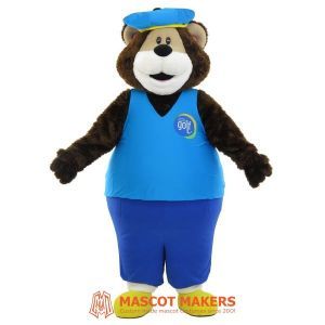 Golf Bear team mascot costume