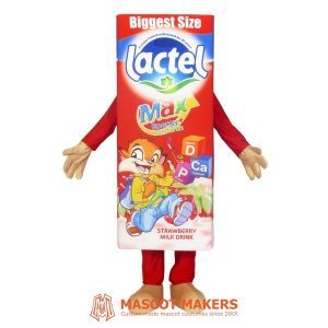custom mascot costume advertising milk shake