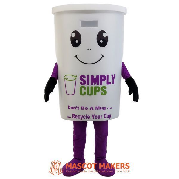custom mascot outfit simply cups