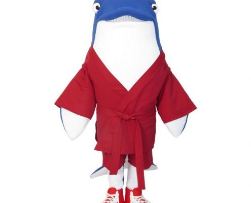Whale Mascot costume