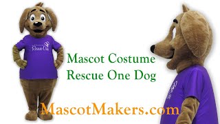 Rescue One Dog Costume for Rescue One | Mascot Makers - Custom mascots ...
