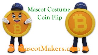 Coin Flip Mascot Costume for CoinFlip