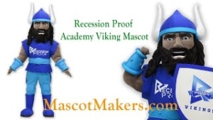 Viking Mascot Costume for Recession Proof, GA