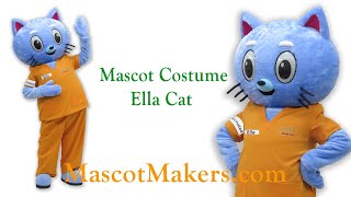 Ella Cat Mascot Costume for Caresify LLC, PA