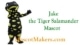Jake the Tiger Salamander Mascot Costume for City of Rohnert Park, CA