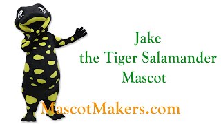Jake the Tiger Salamander Mascot Costume for City of Rohnert Park, CA