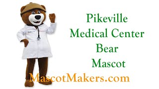 Doctor Bear Mascot Costume for Pikeville Medical Center, KY