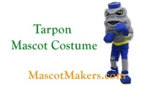Tarpon Mascot Costume for Charlotte High School, FL