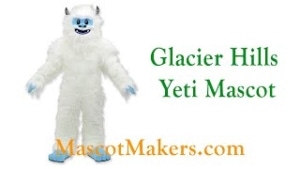 Glacier Hills Yeti Mascot Costume for Glacier Hills Elementary School