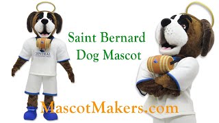 Saint Bernard Mascot costume for Central United Methodist Church