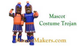 Trojan Mascot Costume for Virginia State University Athletics