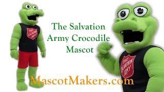 Crocodile Mascot costume for The Salvation Army Kroc Center