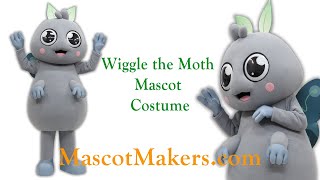 Wiggle the Moth Mascot for Webtoon