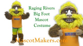 Friendly Bigfoot Mascot for Raging Rivers