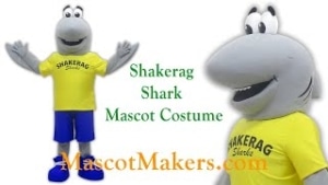 Shark MAscot for Shakerag