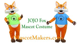 JOJO Fox Mascot Costume for The Steaming Cup, WI, USA | Mascot Makers ...