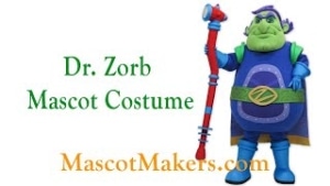 Dr. Zorb Mascot Costume for Lord of Hosts Church, NE, USA