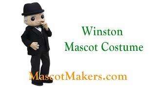 Winston Mascot Costume for NextAfter, TX, USA
