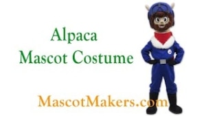 Alpacu Mascot Costume for Piedmont Advantage Credit Union, NC, USA